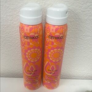 amika perk up plus extended clean dry shampoo x2